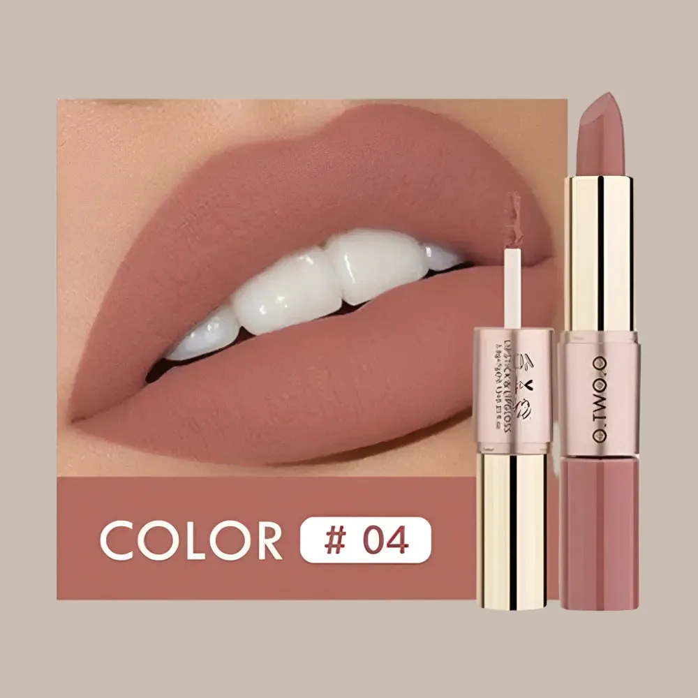 2 in 1 Matte Lipstick Lip Gloss