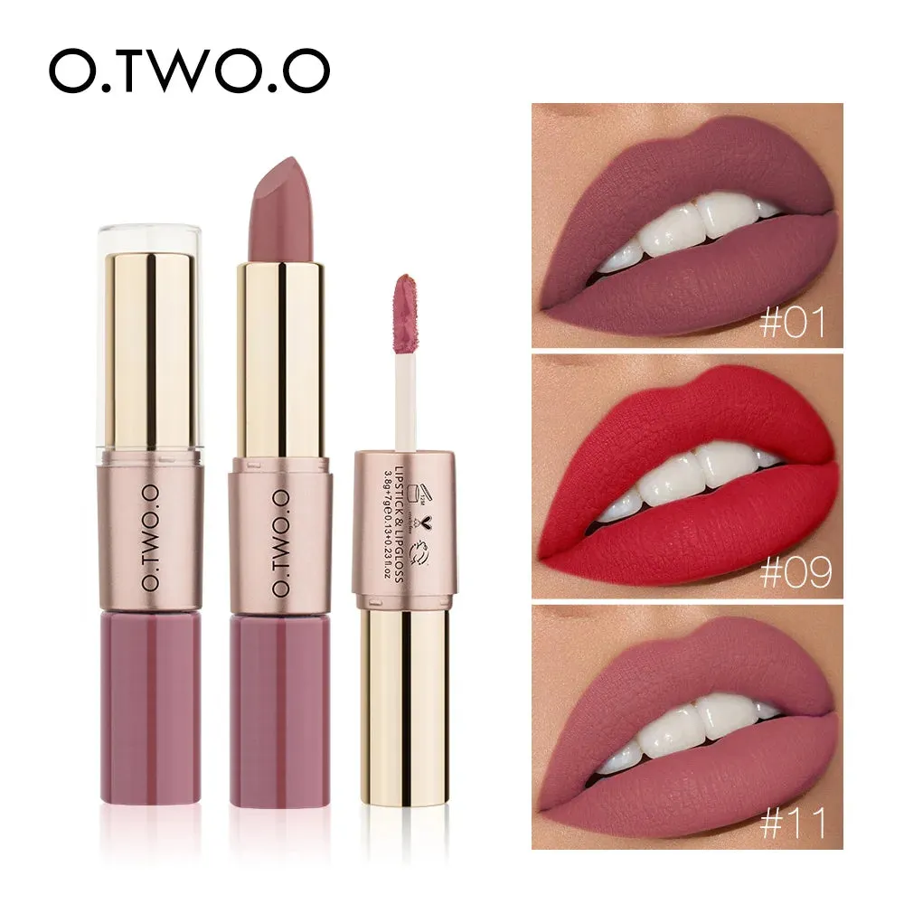 2 in 1 Matte Lipstick Lip Gloss