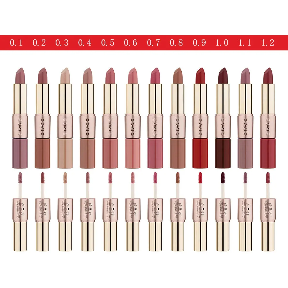 2 in 1 Matte Lipstick Lip Gloss