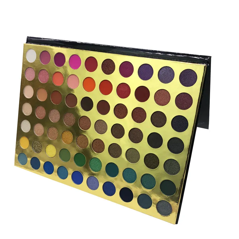 70 Color Eyeshadow Multicolor Eyeshadow Palette Matte Pearlescent Color