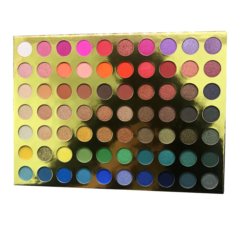 70 Color Eyeshadow Multicolor Eyeshadow Palette Matte Pearlescent Color