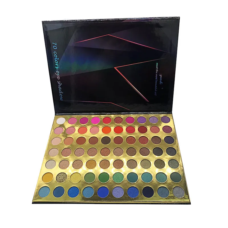 70 Color Eyeshadow Multicolor Eyeshadow Palette Matte Pearlescent Color