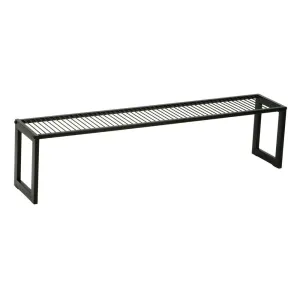 70cm Narrow Pantry Shelf Matte Black