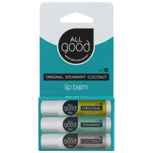 All Good Sunscreen Lip Balm 3pk