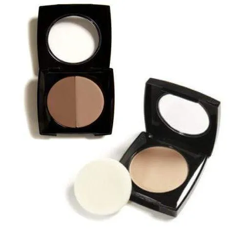 Danyel' Duo Blenders Contouring Foundation - Tawny Beige/Soft Beige & Translucent Pressed Powder