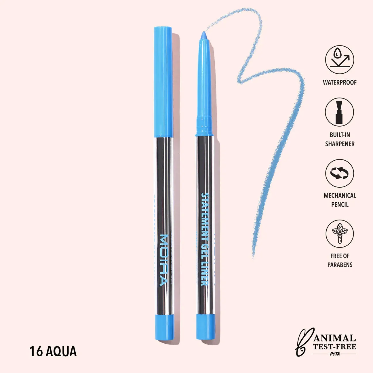 Eyes- Statement Gel Liner - Aqua STL016 (3pc bundle, $2.50)