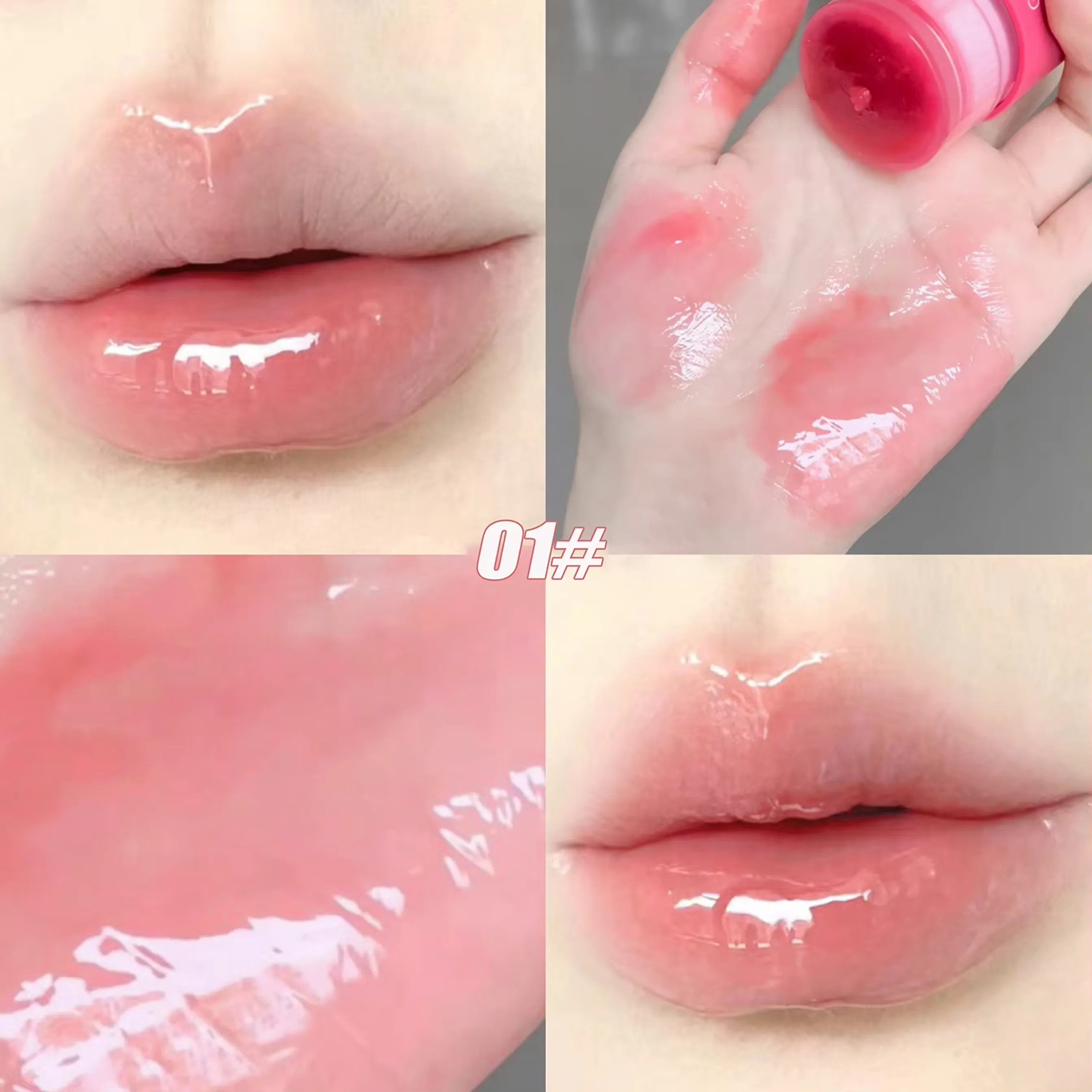 Gege Bear Jelly Tint Moisturizing Water-Light Solid Cheek Lip Gloss