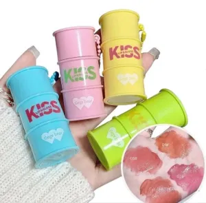 GEGE BEAR Kiss Lip Glaze High Quality Cute Oil Moisturizing Lips For Girls & Women GX1080