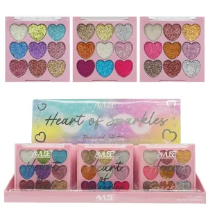 Heart Of Sparkles Eyeshadow Palette 9780MIX (24 units)