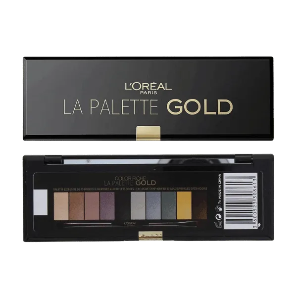 Loreal Eyeshadow Palette Gold 7G