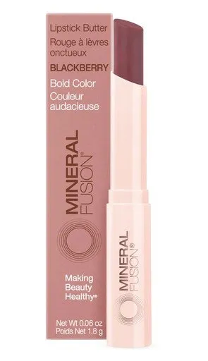 Mineral Fusion Lipstick Butter Blackberry 0.06 oz Lipstick