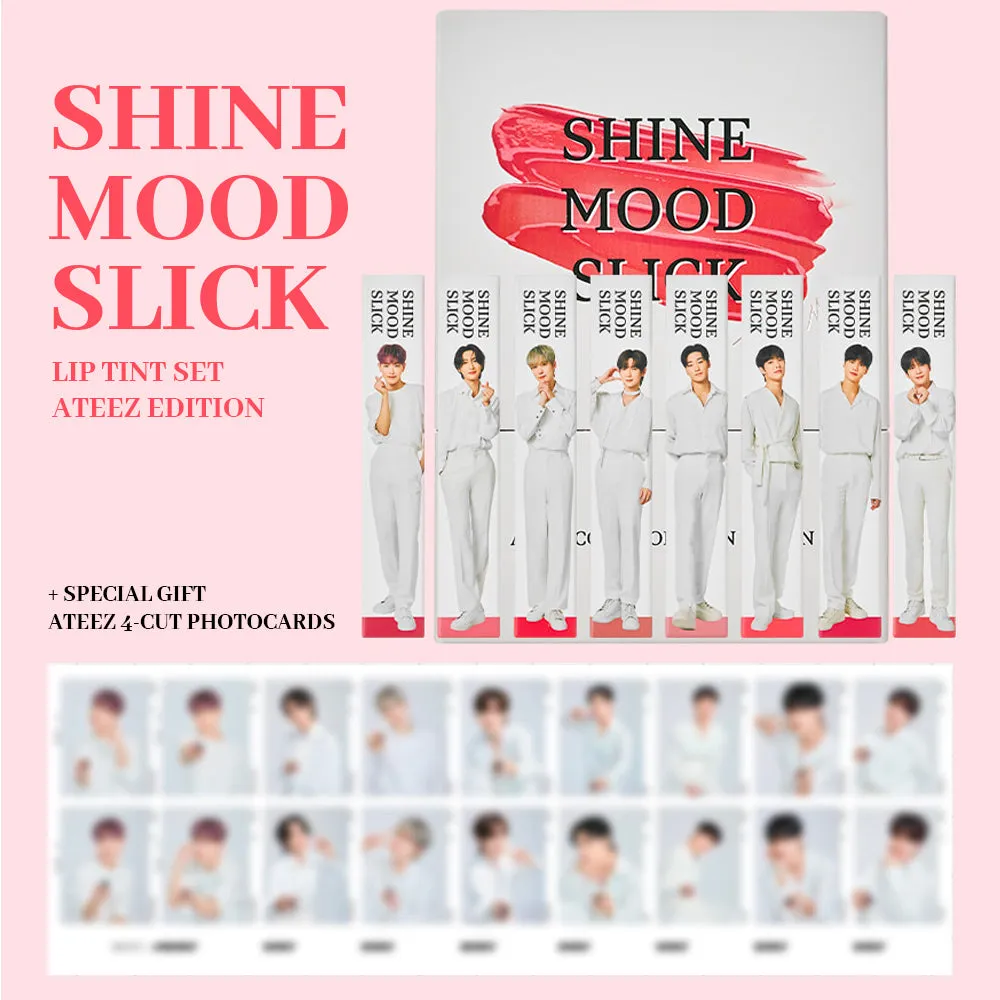 Nacific x ATEEZ Special Collaboration Mood In Bloom Shine Mood Slick Lip Tint Set