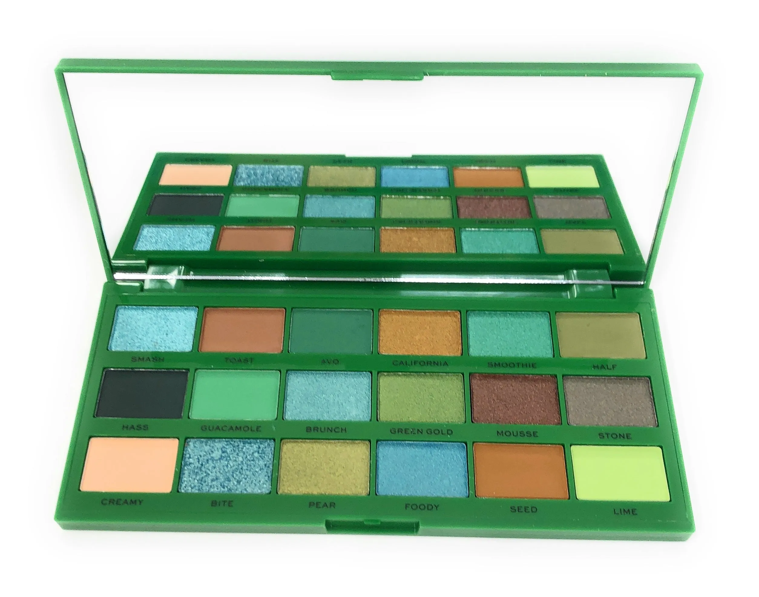 Revolution Eyeshadow Palette Tasty Avocado 18 Colours Shades