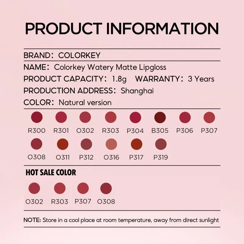 Soft Matte Water Tint B305 Brown