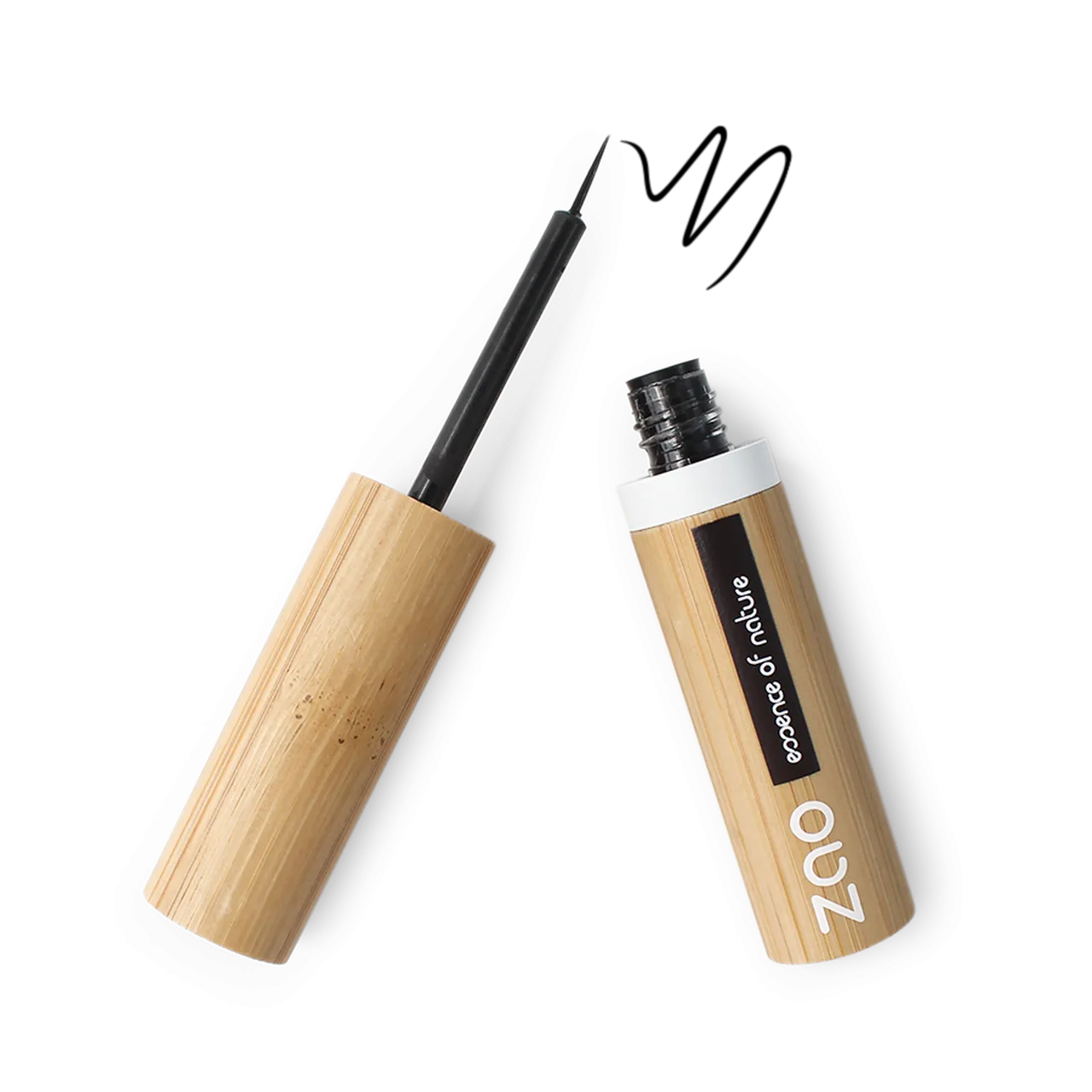 Zao - Refillable Liquid Eyeliner Black